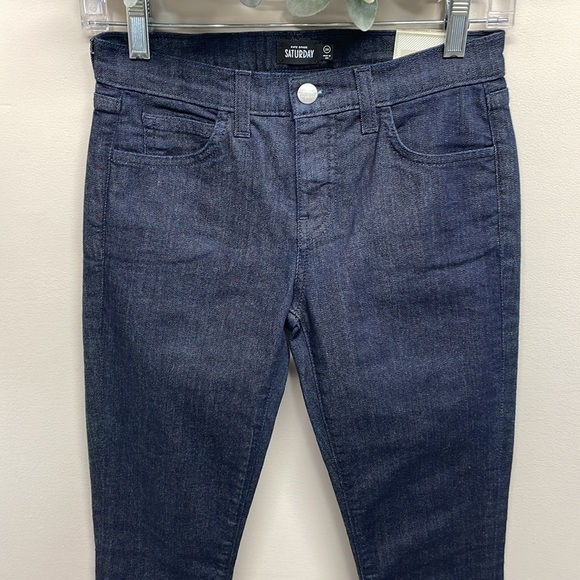 NWT Kate Spade Saturday Skinny Jeans Dark Wash Denim 24 - Picture 2 of 14